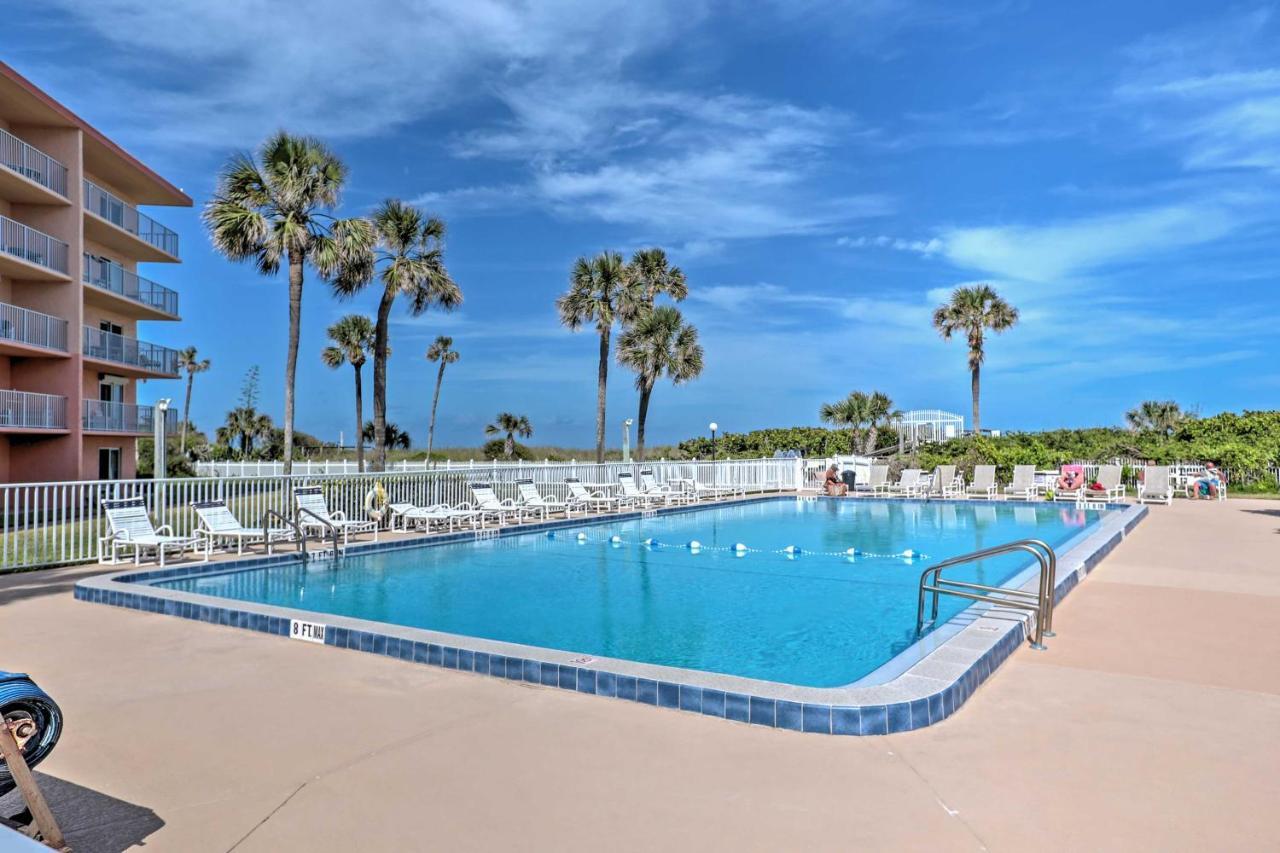 Oceanfront Cocoa Beach Condo With View Walk To Pier 外观 照片