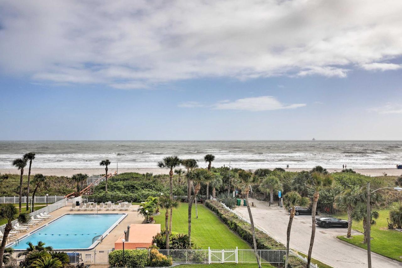 Oceanfront Cocoa Beach Condo With View Walk To Pier 外观 照片